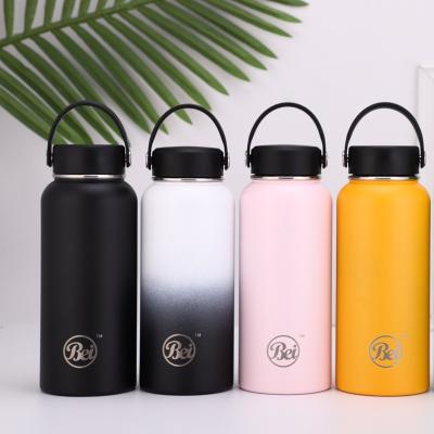 China 950ML Stainless Steel Water Bottle Insufer Sport Portable Reusable Leakproof Wall Insulated Double Vacuum Flask for sale