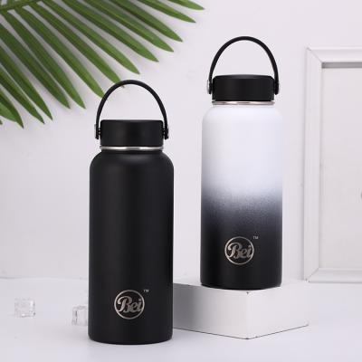 China 2021 Wholesale Sustainable Sport 32oz Double Wall Vacuum Flask Insulated Stainless Steel Water Bottle for sale