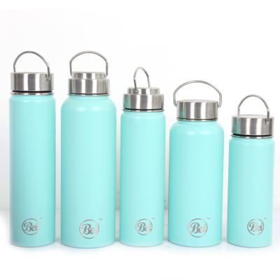 China Large Size Mouth Bottle Vacuum Flask Business Use 32oz Stainless Steel Recycling Black Insulated Water Bottle for sale