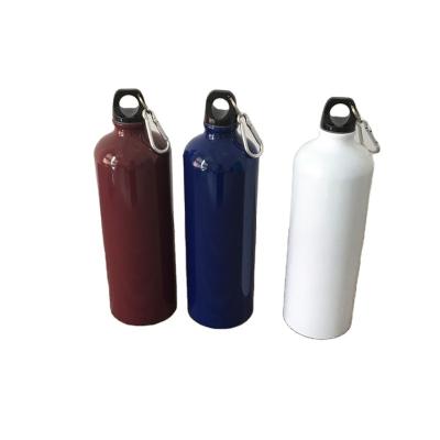 China Viable Products Hot Sale Single Red Black Aluminum 600ml Bottle With Ring Chain Top for sale