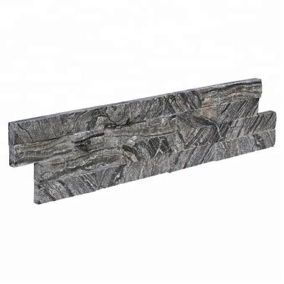 China 3D Black Chinese Natural Stone Wooden Marble 6*24