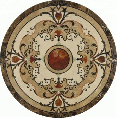 China Decoration Material Decorstone24 Factory Directly Waterjet Around Floor Medallions Marble Patterns for sale