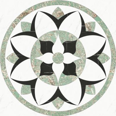 China Floor Most Popular Elegant Water-jet Stone Marble Medallion Medallions For Flooring Pattern for sale