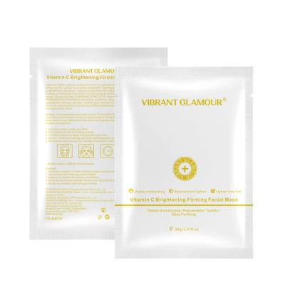 China Wholesale VG-MB008 Vitamin C Sheet Face Mask Moisturizer Whitening Moisturizing Retinol Anti Aging Cosmetic Face Mask for sale