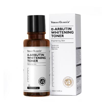 China Toner 100ml Moisturizing Whitening Fade Natural Skin Toner Acne Marks Fade Spots Arbutin Vitamin C Oner for sale