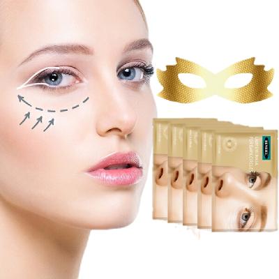 China Anti-Wrinkle Hemeiel 15ml Butterfly Shape Gold Eye Mask Sheet Eye Patch Treatment For Puffy Eyes Bags Dark Circles Hydration for sale