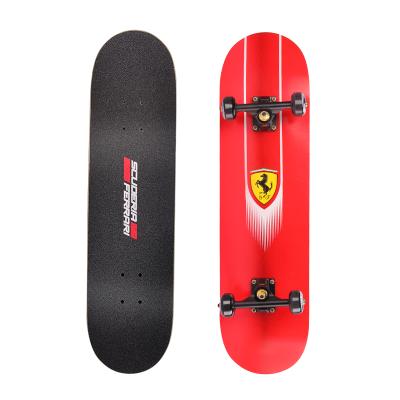 China Professional Kid Mesuca Ferrari 3108 Dual Tilt Skateboard Skateboard Chinese 7 Layers Maple PU Wheels for sale