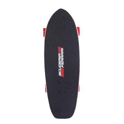 China Youth Mesuca Ferrari 27*9 Inch Land Skateboard Aluminum Alloy Bracket 65*45MM PU Surfing Wheels Max Load 100KG for sale