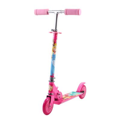 China Child Factory Wholesale 2 Colors Child Kick Scooter Supplier With 2 Pcs PVC Durable Wheels for sale