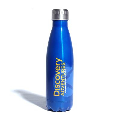 China Promotional Sustainable Good Quality 500Ml Stainless Steel Double Walled Water Bottle for sale