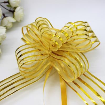 China Colorful Chiffon Gift Box Wrapping Ribbon Bow Candy Box Ornament Gift Wrapping Decorative Chiffon Ribbon for sale