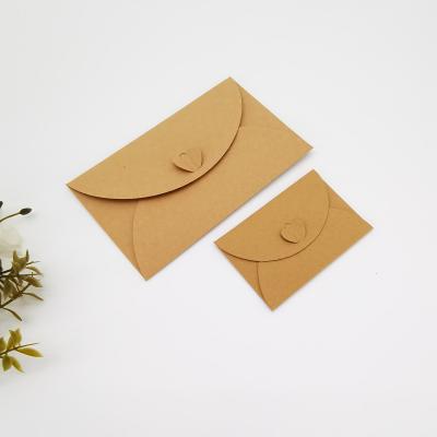 China Rustic Gift Envelope Hot Selling Wrapping Paper Wedding Birthday Invitation Paper Envelope for sale