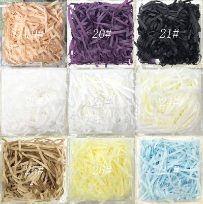 China Quality Wholesale Raffia Wrapping Paper Filler Various Colors For You To Choose for sale