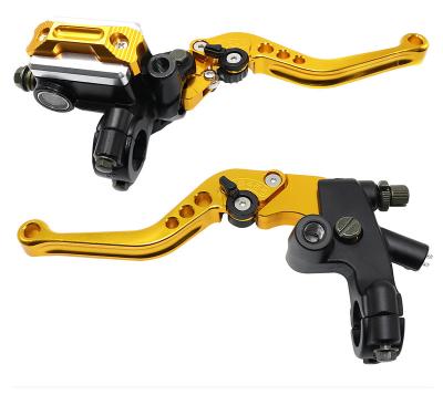 China No Motorcycle Accessories Hydraulic Clutch CNC Brake And Main Clutch Lever With Mirror Bracket for sale