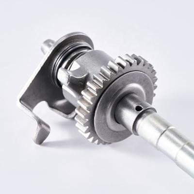 China Motorcycle CG125 Steel Gearbox Starting Shaft Assembly Motor System Starting Shaft for sale