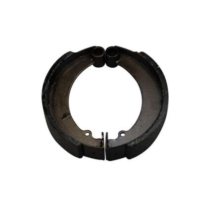 China Motorcycle spare parts tricycle brake shoes 180mm 220mm steel rickshaw Zapatas de freno for sale