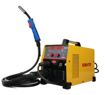 China Building Material Shop MIG/MAG/ARC Process DC Welder 220V IGBT Multi Inverter 200A Welder Gas Shielded Gas Spring Solid Core Welder for sale