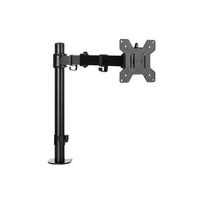 China Alloy Steel 8kg Capacity Single Arm Desktop LCD TV Table Clamp Monitor Mount Monitor Desk Stand Fits 14-27