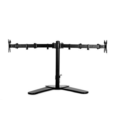 China Alloy Steel VSEA 100*100 Multi LCD Dual Monitor Stand Desk Mount Monitor Holder With 8kg/17.6lbs Per Arm Heavy Duty Fully Adjustable for sale