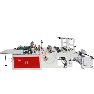 China Factory Plastic Heat Cutting Side Sealing Machine With Folding Function for sale