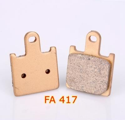 China Metal Motorcycle FA417/4HH x2 Sintered Brake Pads For Kawasaki GT 08-14 ABS 1400 GTR Sintered Copper Brake Pads for sale