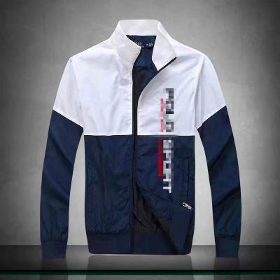 China 2022 new QUICK DRY men's sports color blocking stand collar jacket pocket can be wholesale small quantity for sale