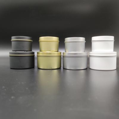 China Gift & Seamless Pulled Craft Wax Tin Metal Candle Tins Box Tin Candle Box With Lids for sale