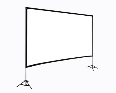 China Outdoor Frame TIVA Hotselling Projector Screen With Stand For Projector Good For Day Time 100inch 120inch High Quality Screen for sale