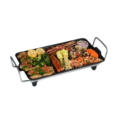 China Electric household aluminum non-stick samgyupsal grill for sale