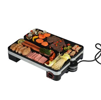 China Sustainable Multi Functional Electric Steak Pan Non Stick Electric Skillet For Breakfast for sale