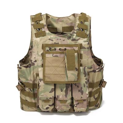 China Durable Wholesale Outdoor Combat Tactical Lightweight Vest Training Military Vest Airsoft Paintball Tactical Vest for sale