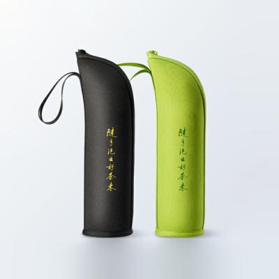 China Wholesale Waterproof Insulated Custom Glass Cooler Water Bottle Sleeve Cover Water Bottle Sleeve Carrier Neoprene Water Bottle Sleeve Bags for sale