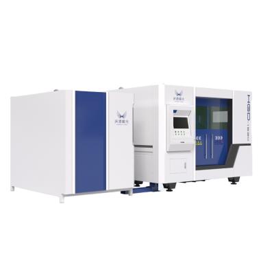 China Laser CUTTING 15KW China Factory Supply Steel Enclosed Metal Sheet Fiber Laser Cutting Machine for sale