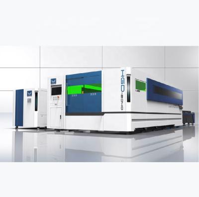 China Laser CUTTING 3kw 4kw 6kw with closed exchange table fiber laser metal cutting machine price for sale