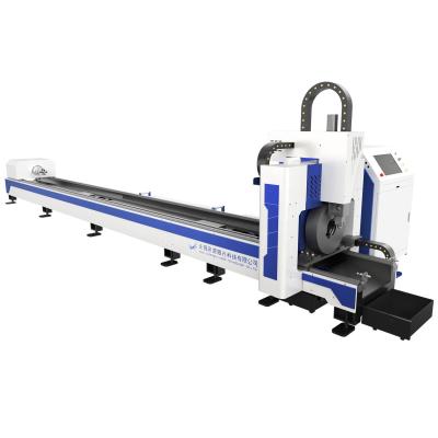 China High Speed ​​Cheap Steel Pipe Cutting 6m 1500W Pipe Tube CNC Laser Cutting Machine With Ipg Raycus Power 1.5kw 2kw 3kw for sale