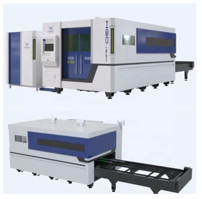 China Laser CUTTING China CNC Pad And Exchange Table Full Fiber Laser Cutting Machine for sale