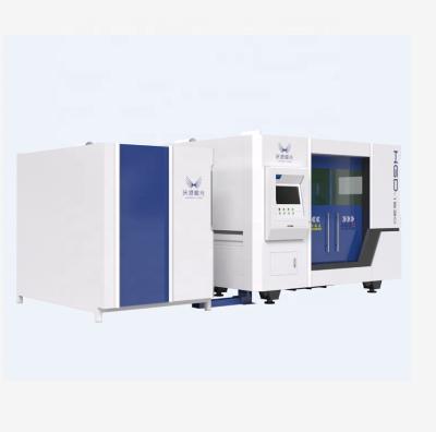 China China Supplier 1530 Water Cooled CNC Fiber Laser Cutting Machine With Exchange Table Applied For Metal for sale