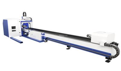 China Steel Pipe Cutting CNC Pipe Length 6000mm Laser Power 4Kw Laser Cutter Metal Tube Laser Cutting Machine for sale