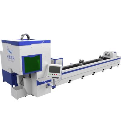 China 2021 Steel Pipe Cutting Successes Pipe Tube CNC Fiber Metal Laser Cutting Machine For Square Round Pipe Steel for sale