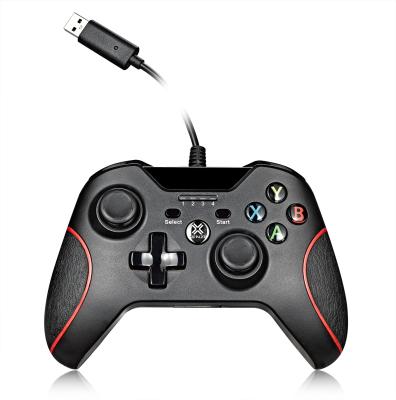 China Dual Shock function SENZE SZ-361W wired black game controller xbox gamepad pc game controller for xbox360 console for sale