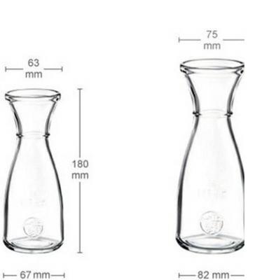 Cina Cool Beverage 350ml 500ml Juice Bottles Glass Milk Bottle For Kitchen Use Wholesale in vendita