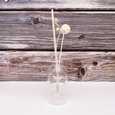 China Creative Morden design glassware diffuser high borosilicated glass bottle for dry flower on sale for sale