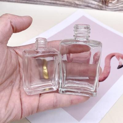 China Wholesale 10ml 15ml Mist Spray Glass Cosmetic Bottle With Square Shape For Cosmetic Perfume Lotion for sale