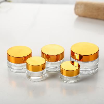 China New Luxury Personal Care Cosmetic Packaging Jar Cream Glass Container 30ml 50ml 100ml On Sale for sale