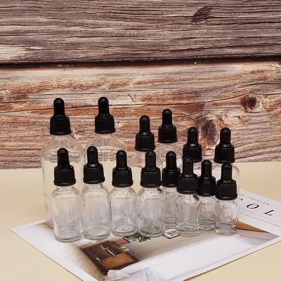 중국 Luxury Glass Personal Care Dropper Bottle Personal Care Glass Bottle Oil Drug Bottle With Dropper 15ml 20ml 30ml 판매용