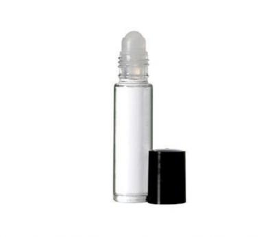 China Personal Care Empty Glass Bottle With Stainless Ball , Roll Ball Perfume Bottle for sale