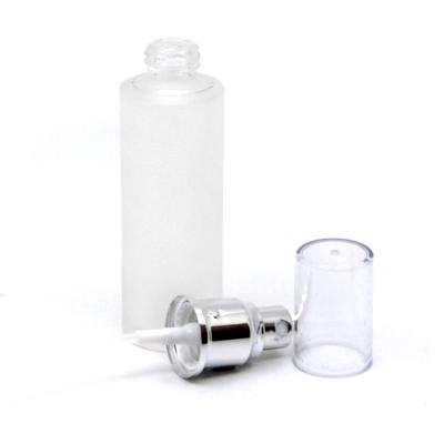 China Small Cosmetic Empty Glass Bottle With Mini Stainless Ball Roll Perfume Bottle Body Care Cosmetic for sale