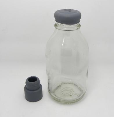 China 8 oz injection pharmaceutical empty medical bottle glass for sale saline bottle for medical liquid for sale