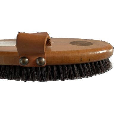 China Factory Wholesale Large Horse Body Wooden Cleaning Brush With Natural Bristles for sale