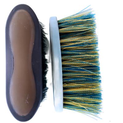 China Factory Wholesale Horse Cleaning Dandy Brush Horse Body Brush Horse Body Brush with Long PP Bristle for sale